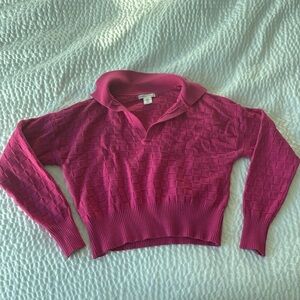 Sincerely Jules Fuchsia Cowl Neck Sweater